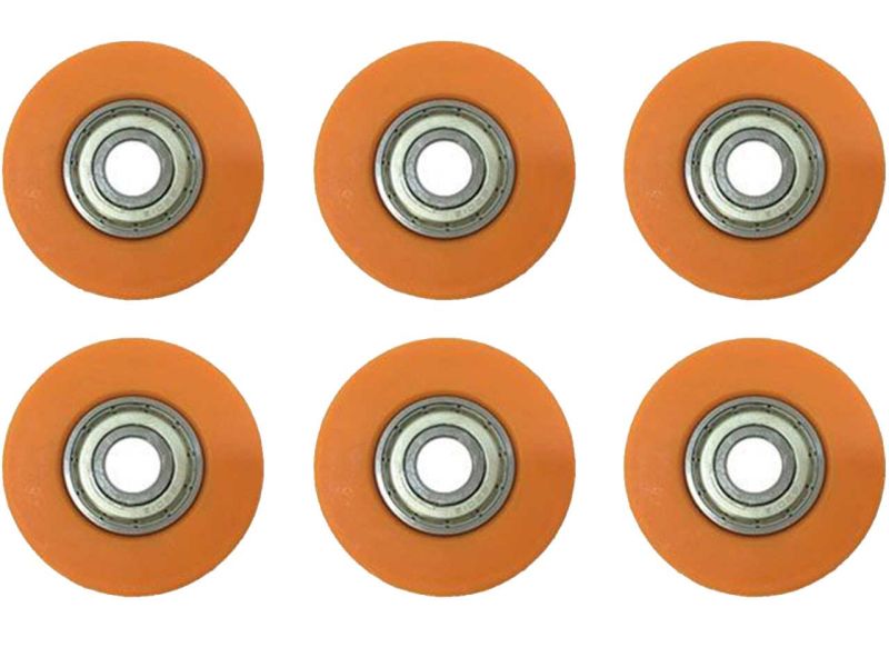 BERG Radkappen für Buddy Pro Pedal-Gokarts , 12 mm, orange, 6 Stück 