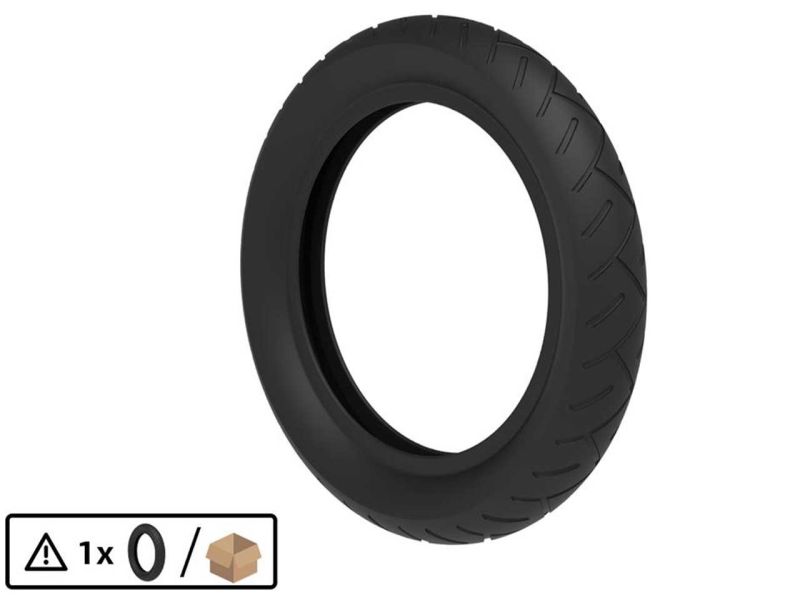 BERG Reifen für Buddy 2.0 Pedal-Gokart, 12.5x2.25-8, Slick, schwarz 