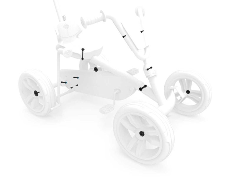 BERG Montage-Set für Buzzy 2-in-1 Pedal-Gokarts 