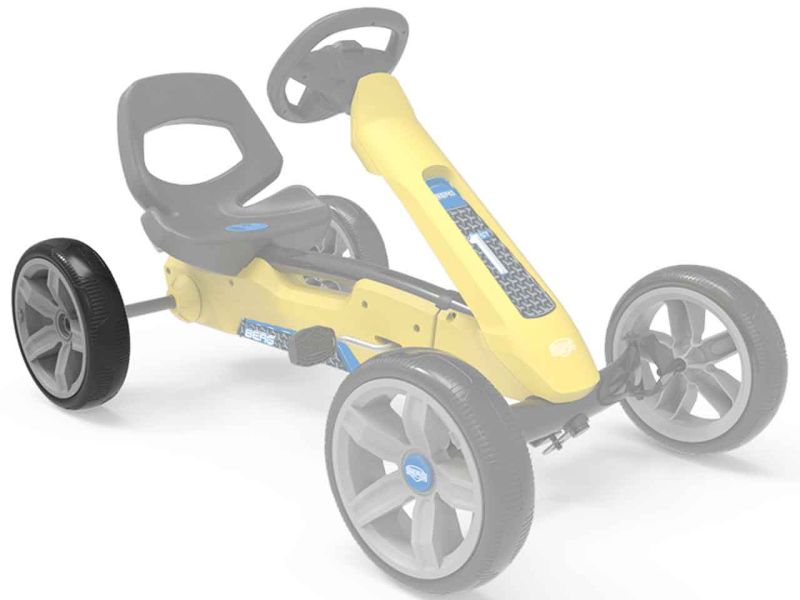 BERG Rad für Reppy Rider Pedal-Gokarts, hinten, 10x2.5, grau-schwarz 