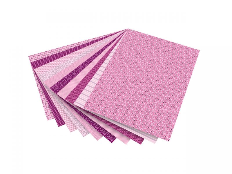 Folia Motivkarton »Basics Pink«, 270 g/m², 50 x 70 cm, 10 Bogen 