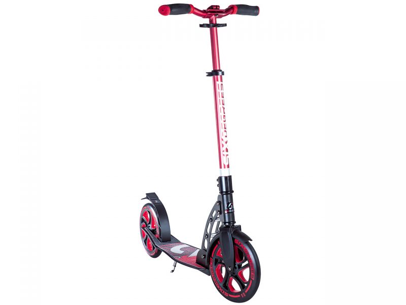 authentic sports Six Degrees Aluminium Scooter, rot, 230 mm 