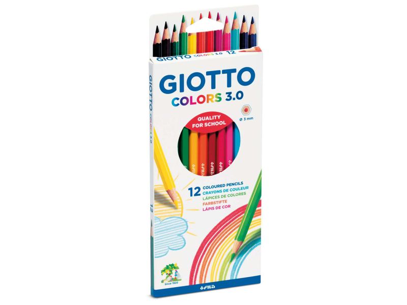 Giotto Colors 3.0 Farbstifte, 12 Farben 