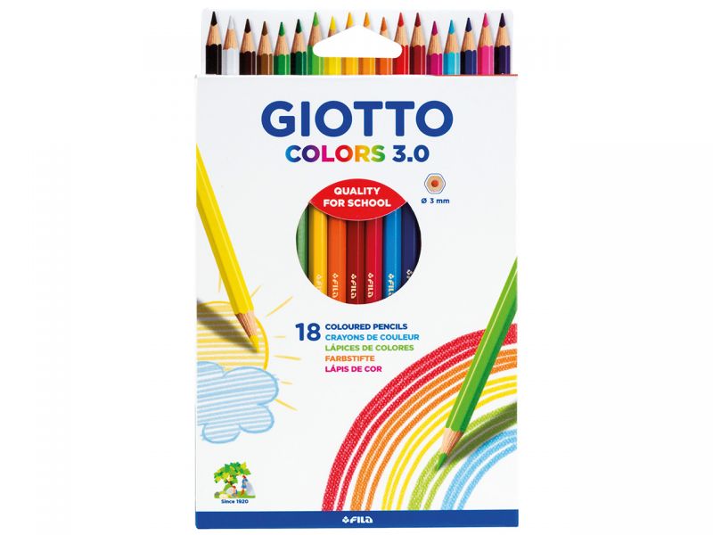 Giotto Colors 3.0 Farbstifte, 18 Farben 