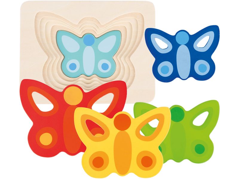 goki Schichtenpuzzle Schmetterling II 