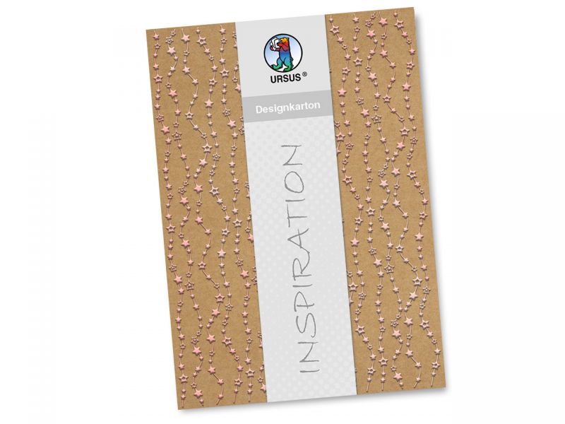 URSUS Designkarton Inspiration »Sterne«, DIN A4, 5 Blatt 
