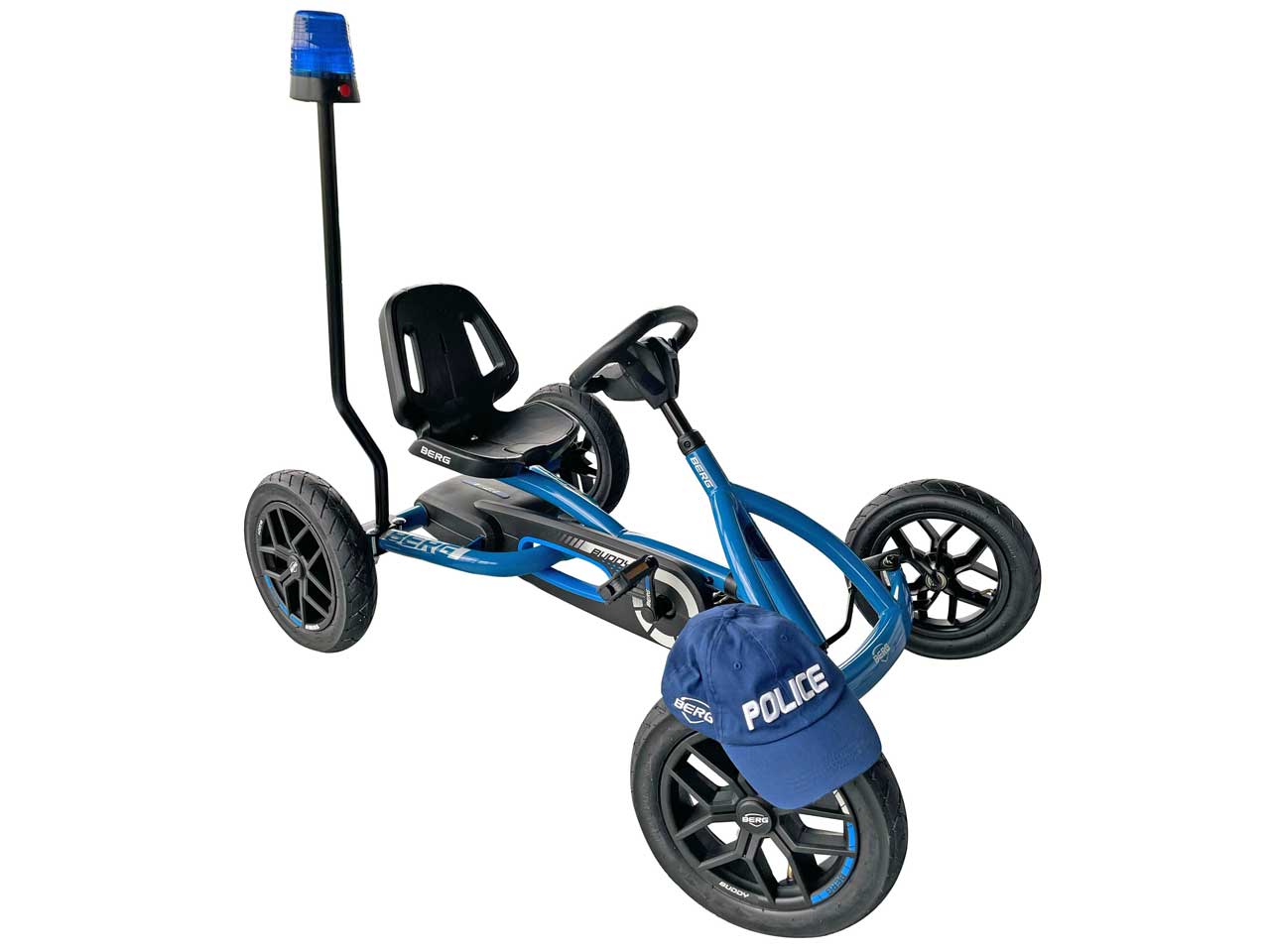 BERG Buddy Blue 2.0 Pedal-Gokart – Exklusive Spielheld Edition
